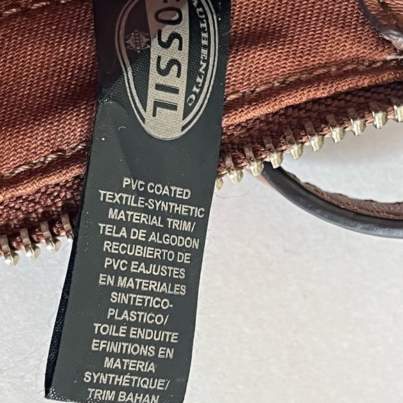 Fossil Issue 1954 Crossbody Bag Purse PVC Coated Geometrical colorful Design - Picture 11 of 16